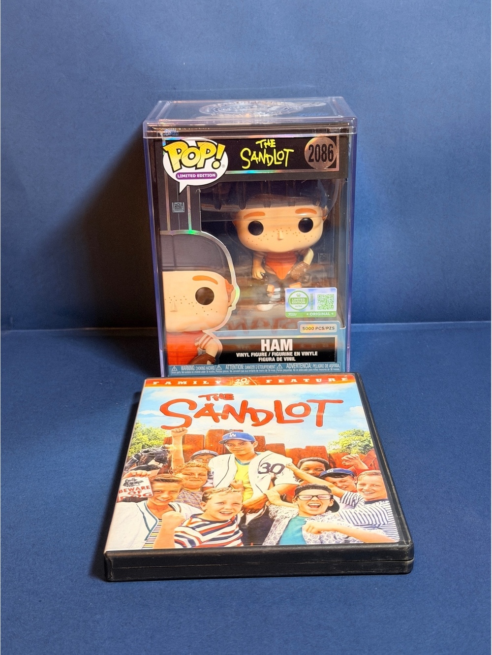 The Sandlot DVD & Ham Funko Pop #2086 LE 5000 Pieces w/ Hard Protector